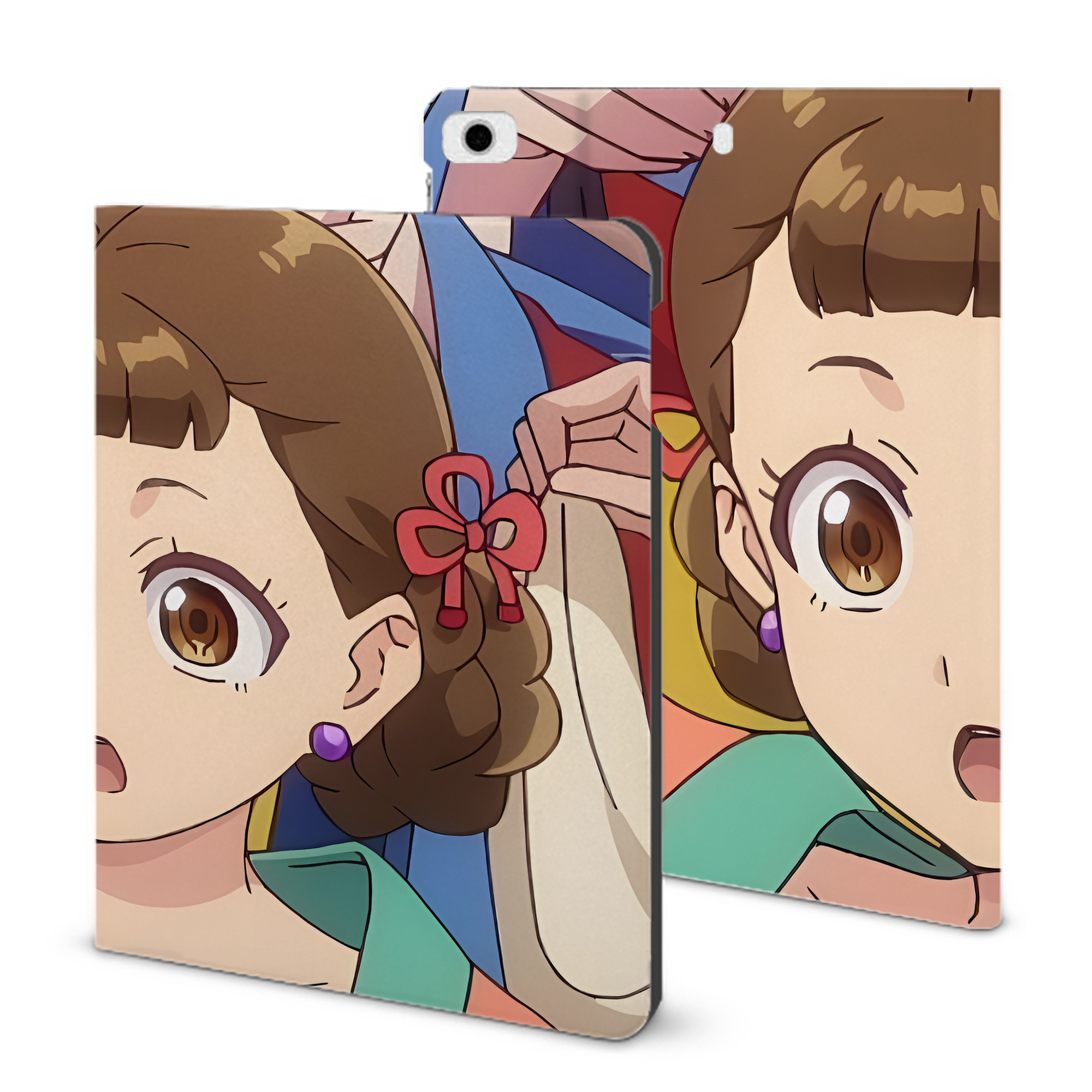 （画像用） 薬屋のひとりごと The Apothecary Diaries IPad ケース ブック型 PUレザー TPU 耐衝撃 軽量 薄型 ペン収納なし 全面保護 IPad 各モデル対応